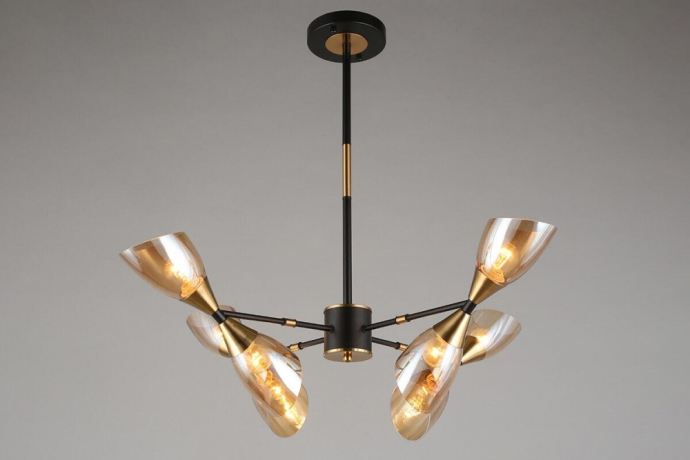 Люстра на штанге Omnilux Onno с Алисой OML-66807-08-A