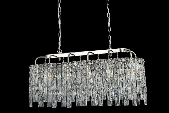 Подвесная люстра Newport IRMA 1312/C nickel