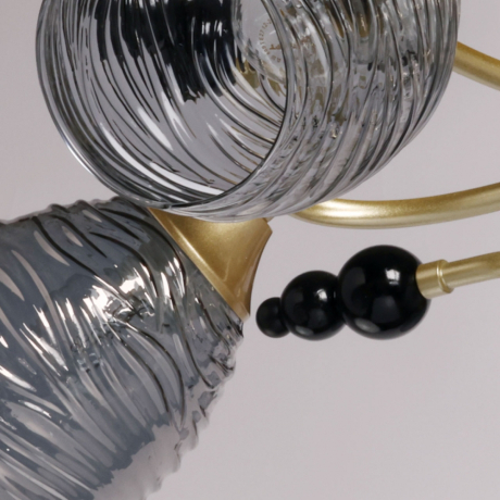 Люстра потолочная с лампочками DeMarkt 463012505+Lamps