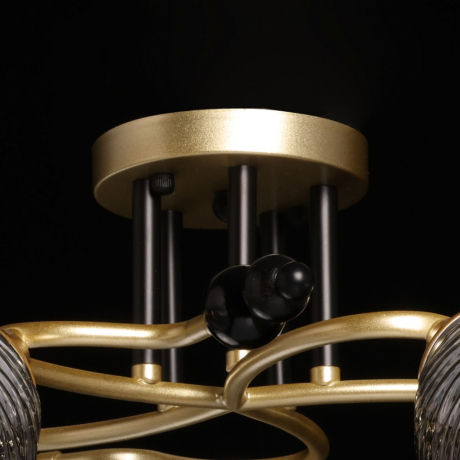 Люстра потолочная с лампочками DeMarkt 463012505+Lamps