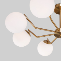 Потолочная люстра Eurosvet Frost 70154/8 латунь (a057068)