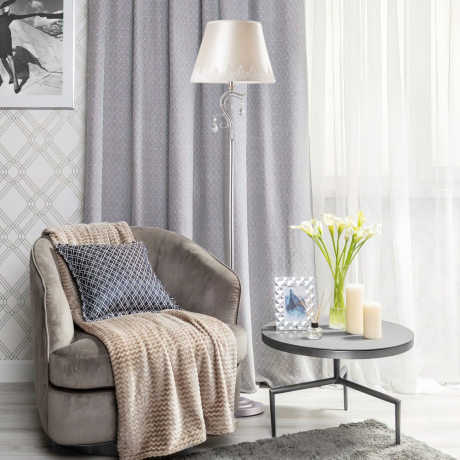 01023/1 серебро Торшер Eurosvet Incanto