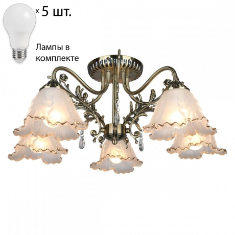 Люстра потолочная с лампочками Omnilux OML-54807-05+Lamps