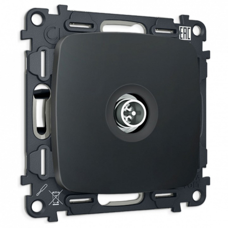 ТВ-розетка оконечная без рамки Ambrella Volt OMEGA MO913005