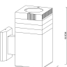 Уличный настенный светильник Arte Lamp A4421AL-1BK