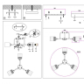 Потолочная люстра Ambrella light Traditional Modern TR303321