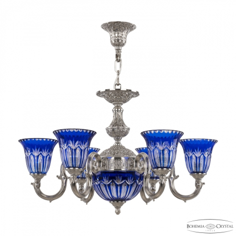 Люстра Bohemia Ivele Crystal 72203P/6/175 Ni P2 U Clear-Blue/H-1I