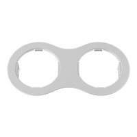 Нарушена упаковка.  <65078>  Рамка для двух встраиваемых светильников Lightstar Double Round серии Domino  214626