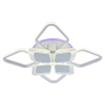 Светодиодная диммируемая люстра с ПДУ Profit Light 5893/4+4A WHT 144W+8W RGB