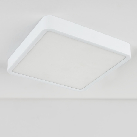 DLS034 18W 4200K белый Накладной потолочный светодиодный светильник Elektrostandard a043017