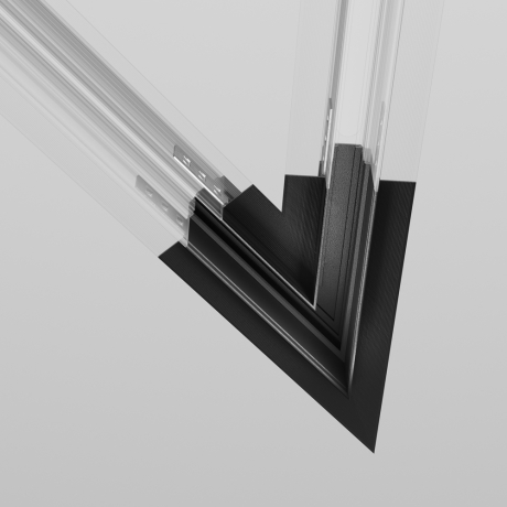 Соединитель угловой L-образный для треков Maytoni Technical Accessories for Exility TRA034CLS-42B