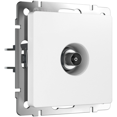 ТВ-розетка без рамки Werkel белый матовый W1183061