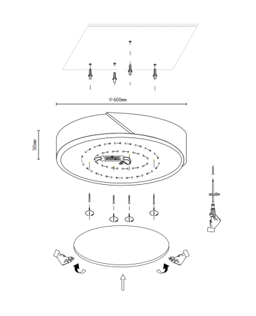 Накладной светильник Velante Velante 445-067-01