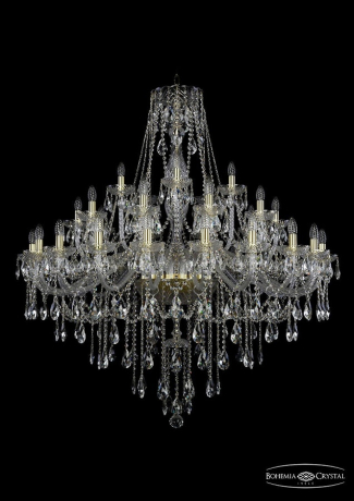 1415/20+10+5/460/G Подвесная люстра Bohemia Ivele Crystal