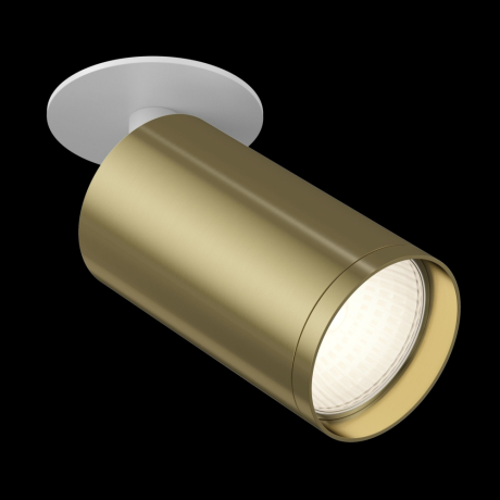 Встраиваемый светильник Maytoni FOCUS S C049CL-1WBS (C049CL-01W+TRA020-01BS)