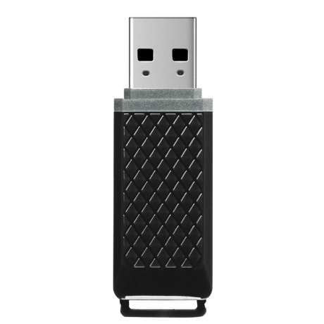 Нарушена упаковка!  <217778> Флеш-диск 64GB SMARTBUY Quartz USB 2.0, черный, SB64GBQZ-K (513055)