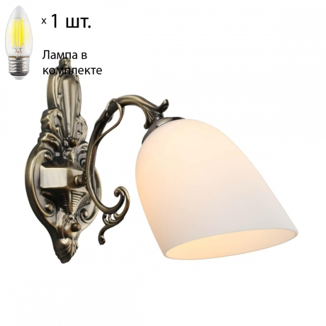 Бра с лампочкой Omnilux OML-56401-01+Lamps