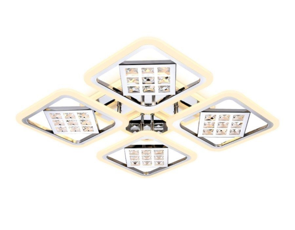 Потолочная светодиодная люстра с пультом д/у Ambrella light Ice FA288