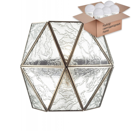 Настенный светильник с лампочкой Favourite Osten 2925-1W+Lamps E14 P45