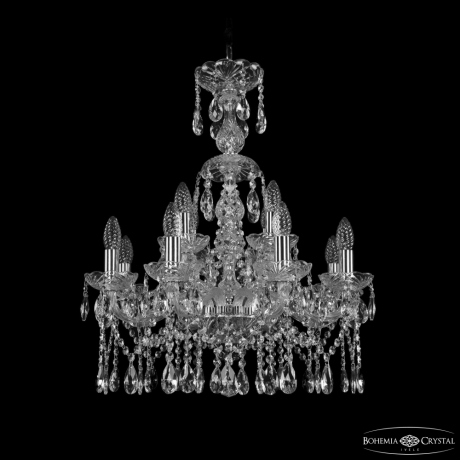 Люстра 1413/8+4/200/XL-66 Ni Bohemia Ivele Crystal