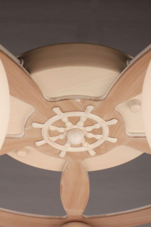 Люстра потолочная со светодиодными лампочками E27, комплект от Lustrof. №43698-657109