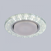 Нарушена упаковка!  <298319> Встраиваемый светильник с LED подсветкой Elektrostandard 3022 GX53 (a049342)