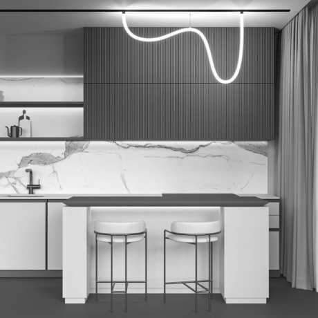 Трековый LED светильник 50W 3000К для магнитного шинопровода Maytoni Technicall Tau TR101-2-50W3K-B