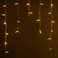 4*0,6м. Уличная гирлянда бахрома теплый свет Ardecoled 230V ARD-Edge-Pro-4000X600-White-128Led-Flash Warm/Warm (31193)