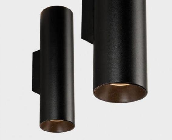 Светильник на стену с Led лампочками в комплекте Italline DANNY W2 black+Lamps