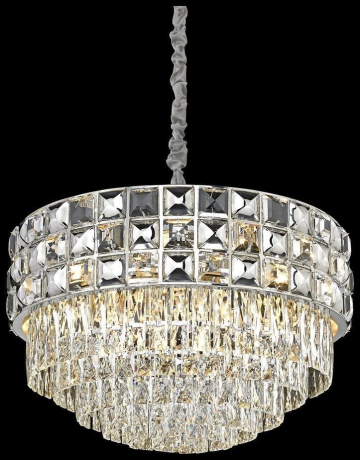 Люстра подвесная хрустальная Wertmark Sabrina с поддержкой Маруся WE133.16.103-М