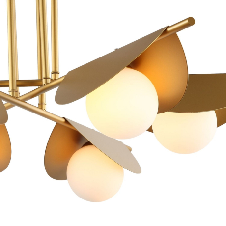 Потолочная люстра с ламочками, комплект от Lustrof. №176726-617012