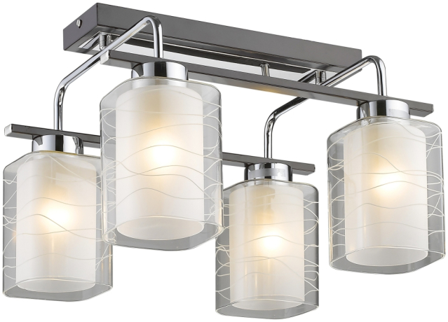 Люстра потолочная с 4 Led лампами. Комплект от Lustrof №150311-708666