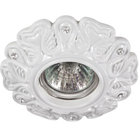 Нарушена упаковка!  <23932>  Встраиваемый точечный светильник Novotech Pattern 370122