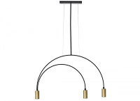 Подвесной светодиодный светильник Donolux Saga S111018/3Brass