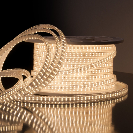 50м. Комплект светодиодной ленты белого цвета 2835, 4200К, 18W, 220V, 180LED/m, IP65 (LS011 220V) Elektrostandard a041110