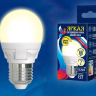 Диммируемая светодиодная лампа E27 7W 3000K (теплый) Uniel LED-G45 7W-3000K-E27-FR-DIM PLP01WH (UL-00004303)
