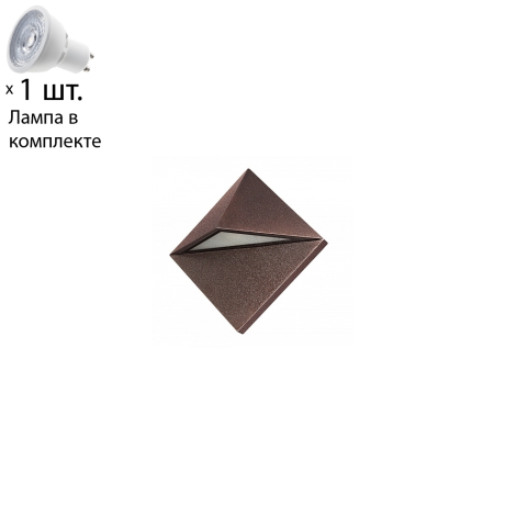 Уличный светильник с лампочкой Novotech Testa 370588+Lamps Gu10