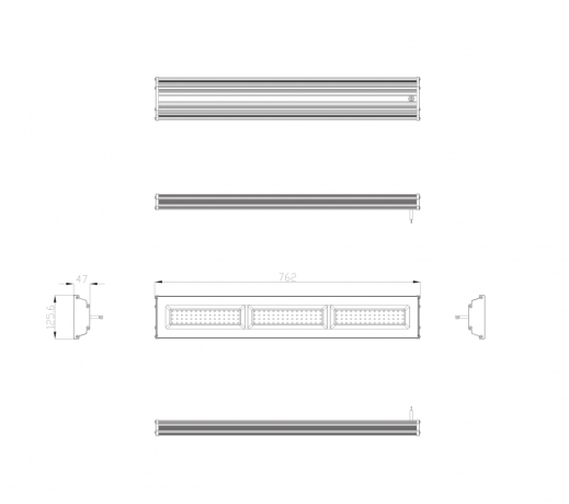 Светильник светодиодный высокомощный для склада Эра SPP-403-0-50K-150 (Б0046673)