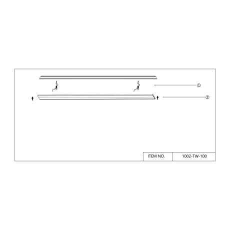 Трек накладной Favourite Unika 1002-TW-100