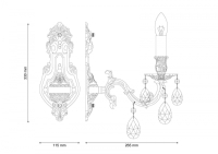 Бра Lucia Tucci Firenze W141.1 Coffe Gold