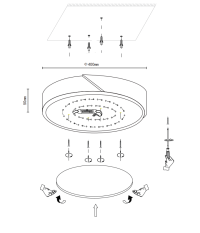 Поточный светильник Velante 445-627-01