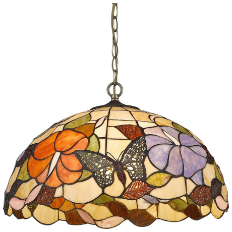 Светильник подвесной в стиле тиффани со светодиодными лампами E27, комплект от Lustrof. №150538-623413