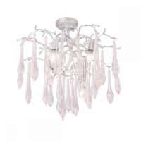 Потолочная люстра Crystal Lux REINA PL5 D600 SILVER PATINA