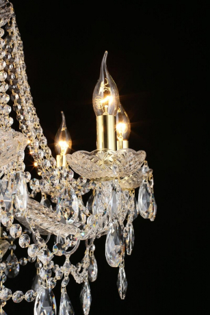 Люстра подвесная со светодиодными лампочками E14, комплект от Lustrof. №300028-657199