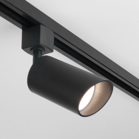 Однофазный светильник для трека Splay Elektrostandard Splay GU10 Черный (MRL 1006) однофазный (a047374)
