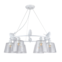 Подвесная люстра с лампочками Arte lamp A4289LM-6WH+Lamps