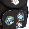 Нарушена упаковка! <712387> Рюкзак Schoolformat BASIC ОТКРЫТЫЙ КОСМОС 13 л черн. 38х28х16 жестк. каркас 1 отд. молния держатель д/карточек, брелок, д/мальчиков РЮКЖК-ОК (247703)