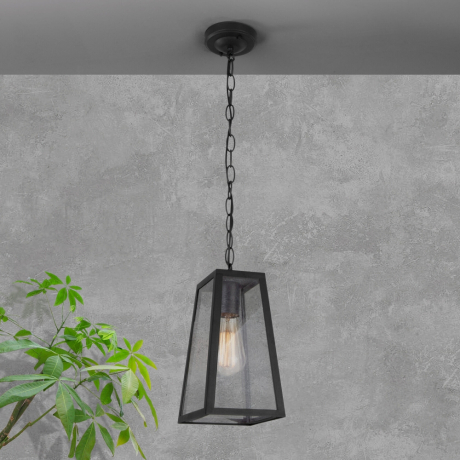 Подвесной уличный светильник Elektrostandard Germes H 35152/H черный (a058805)