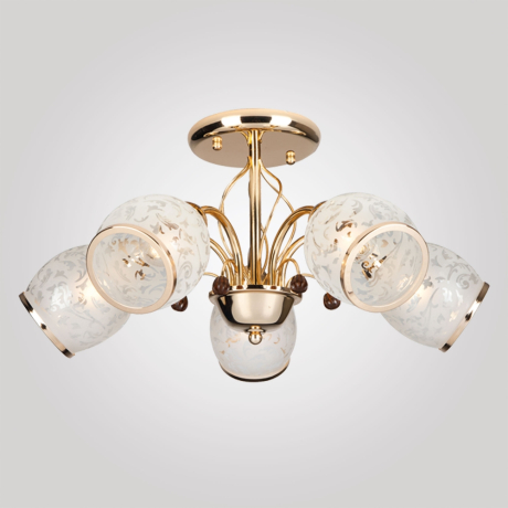 Люстра на штанге Eurosvet Gabriella 30026/5 золото