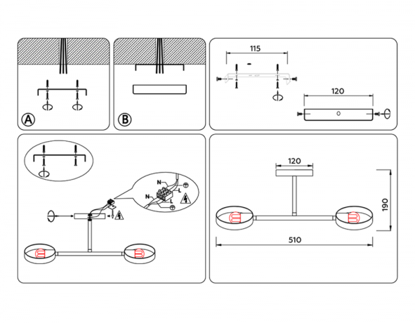 Потолочный светильник Ambrella light TRADITIONAL LoftTR8222
